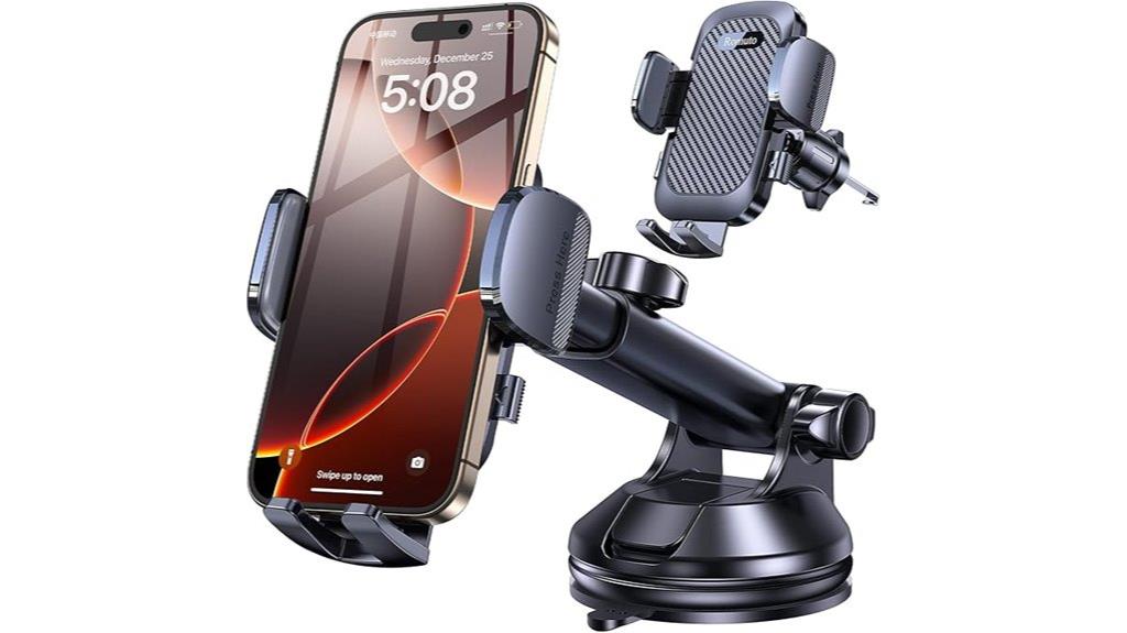 car phone mount with strong suction