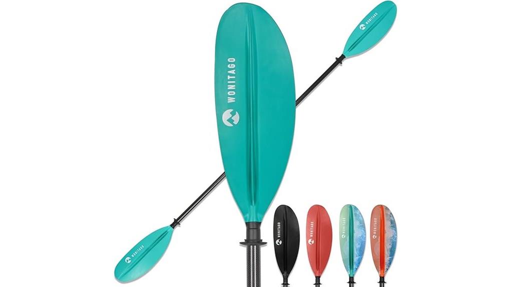 carbon fiber adjustable kayak paddle