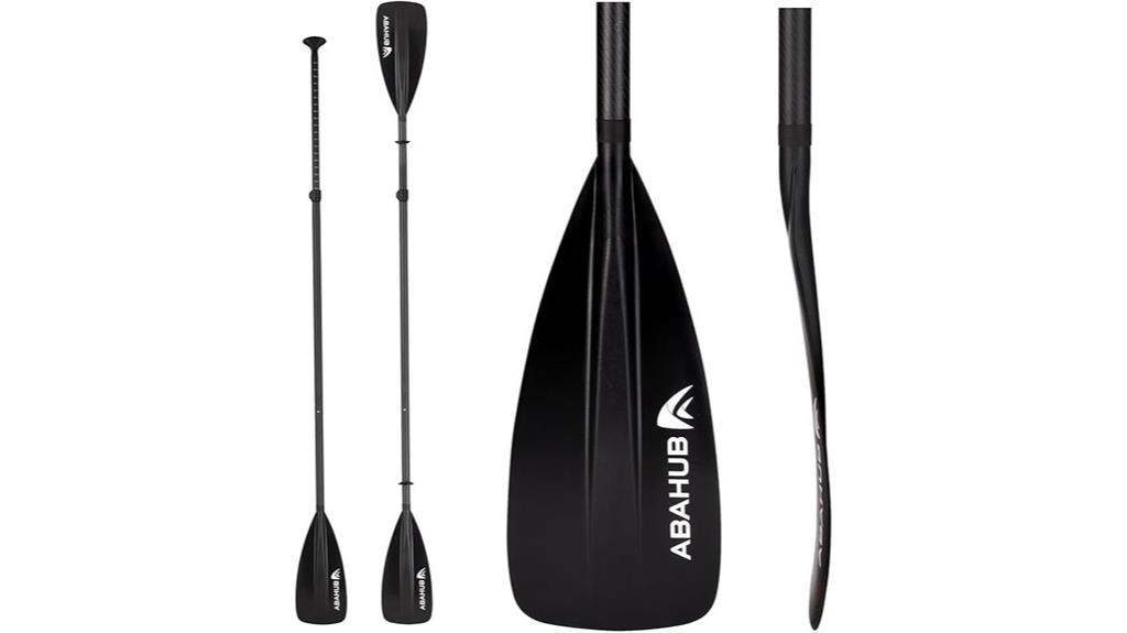 carbon sup paddle kayak oar