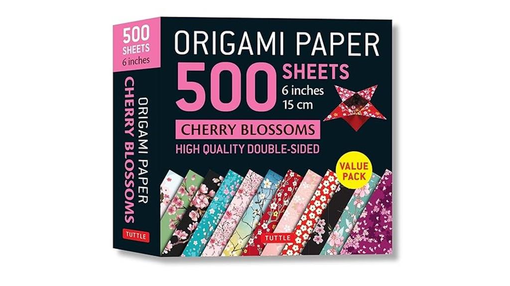 cherry blossom origami sheets