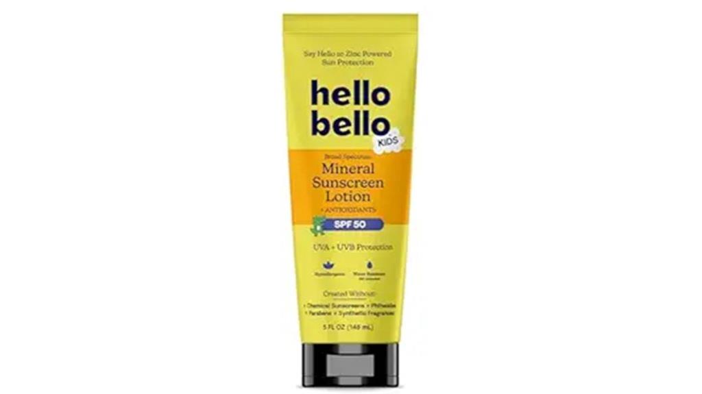 child friendly spf 50 lotion