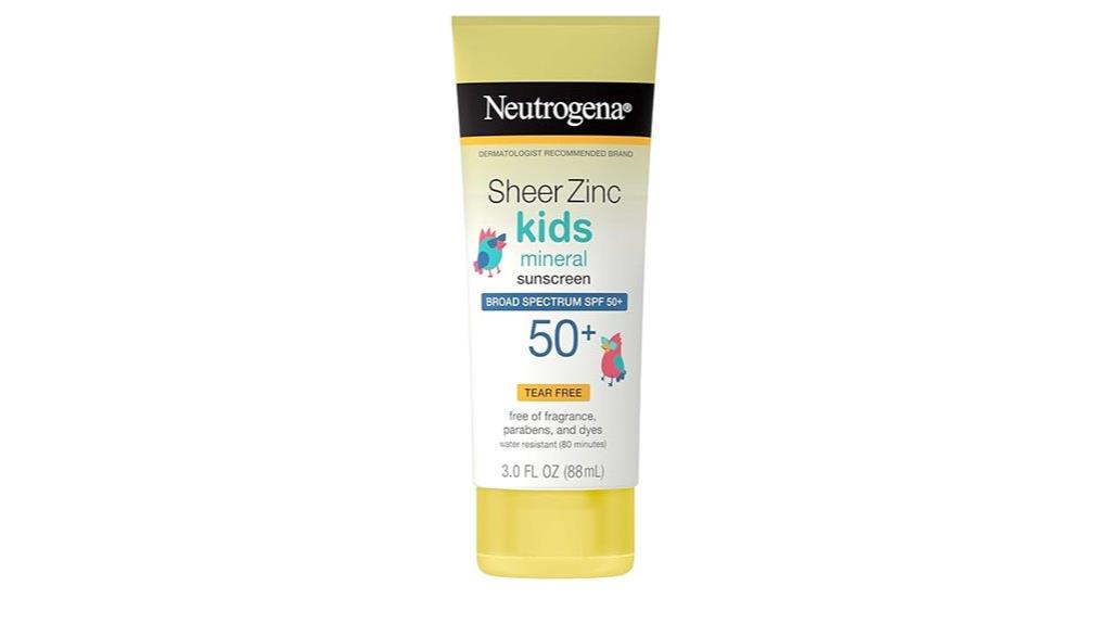 children s mineral sunscreen lotion
