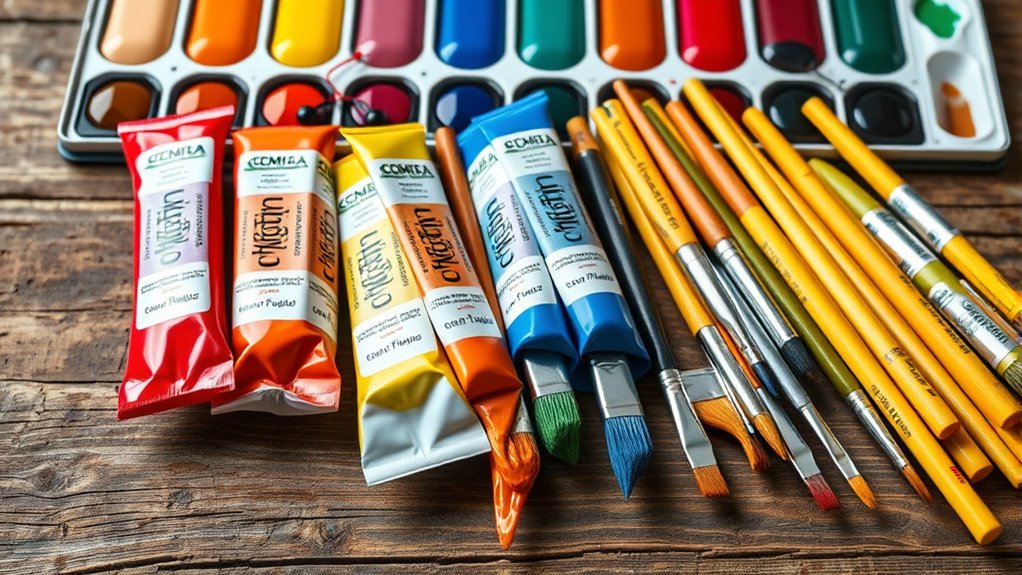 choosing quality acrylic paints