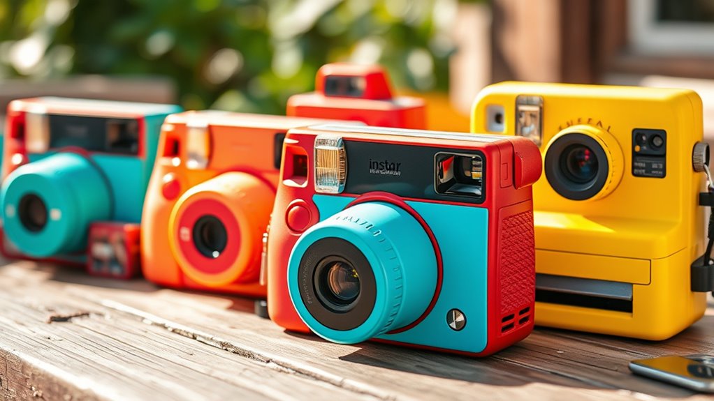 choosing stylish instant cameras