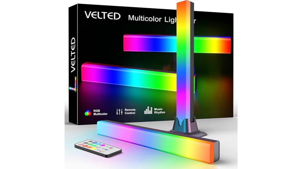 colorful music responsive light bar