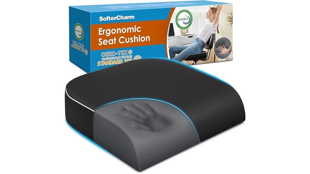 comfortable memory foam seat