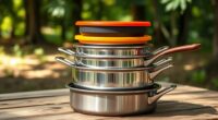 compact camping cookware sets