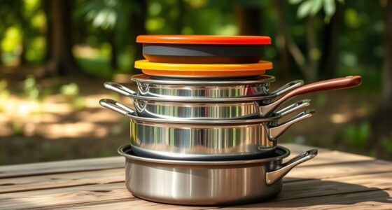 compact camping cookware sets