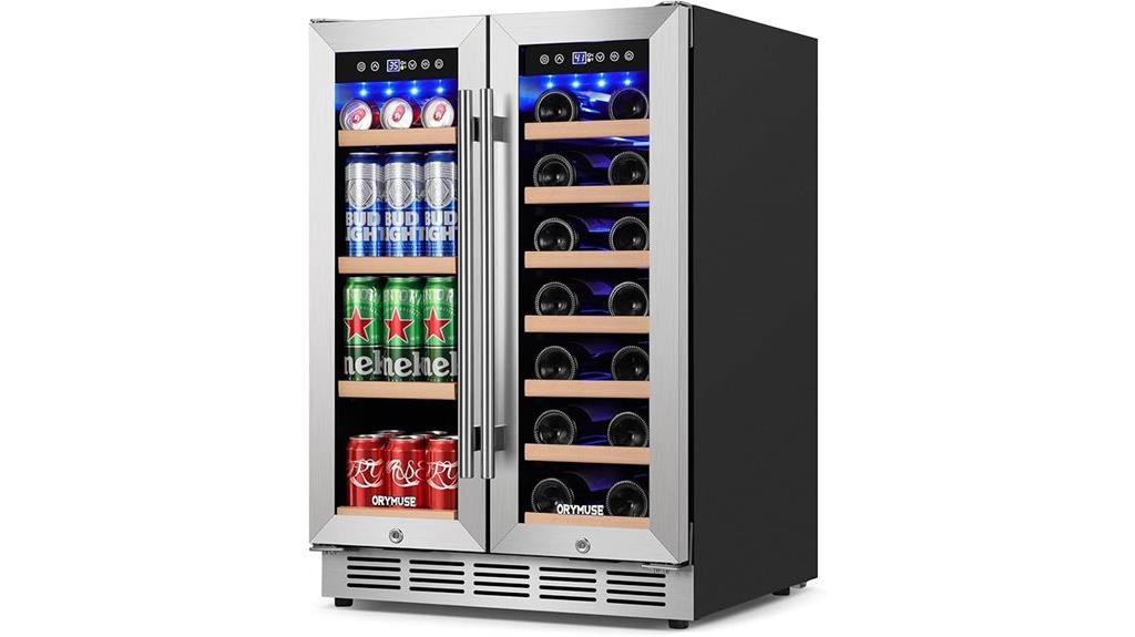 compact dual zone cooler