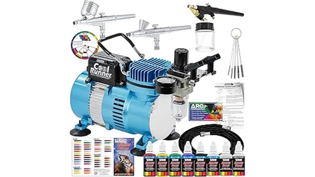 complete airbrush painting set