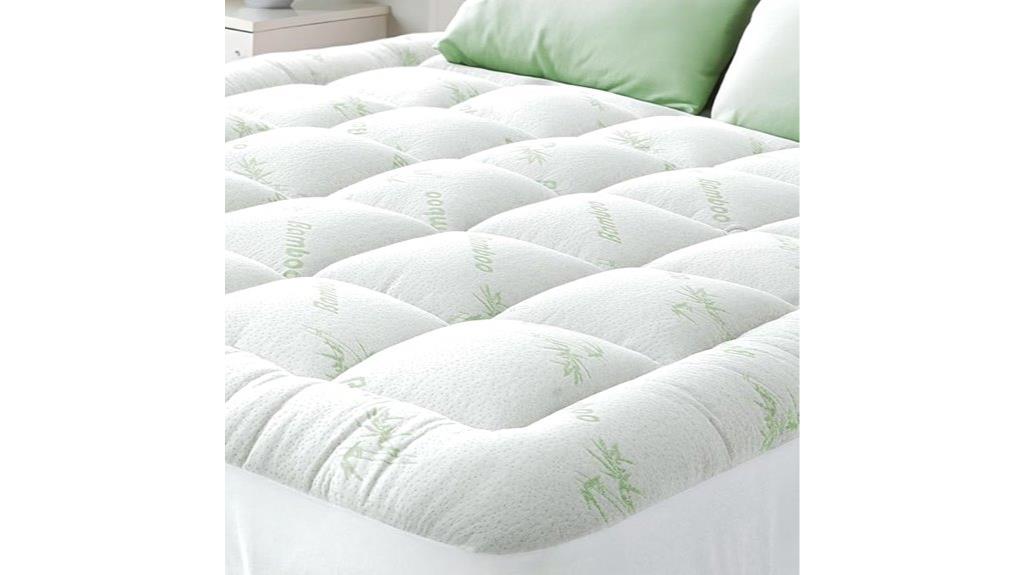 cooling bamboo pillow topper