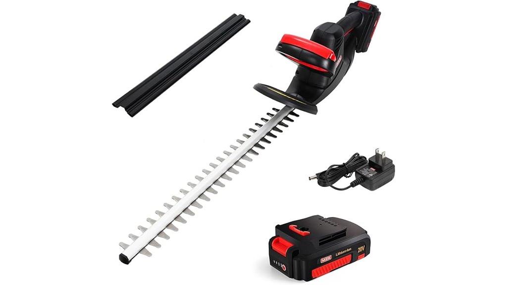 cordless hedge trimmer kit