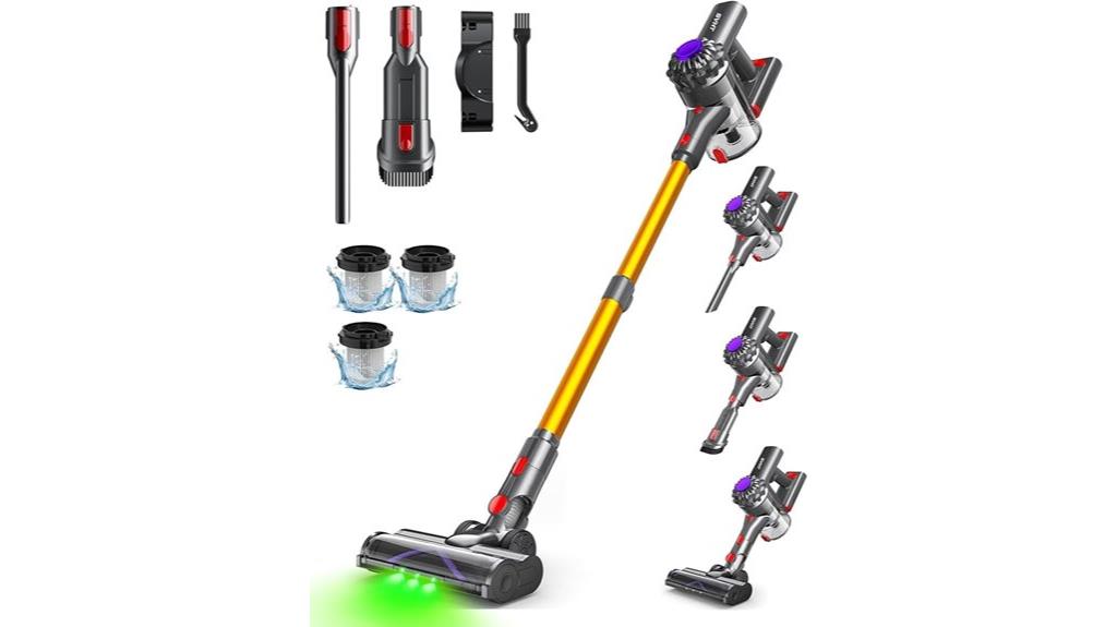 cordless vacuum with rechargeable