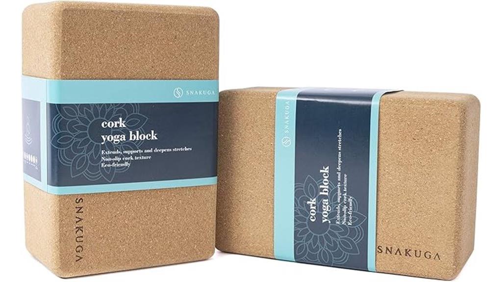 cork pilates yoga blocks