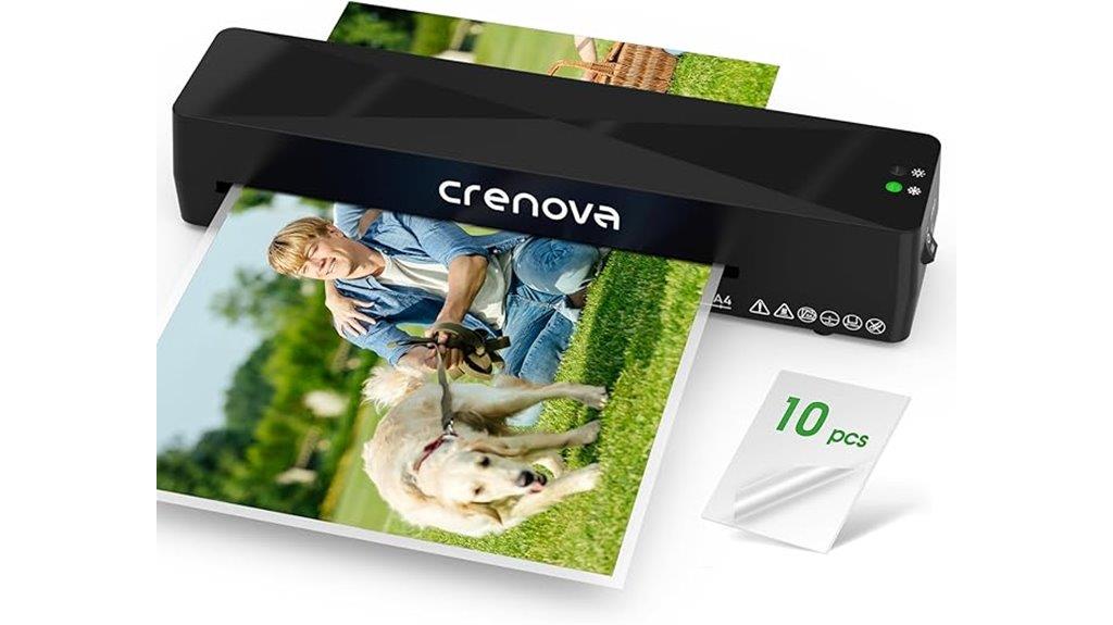 crenova laminator 10 sheets