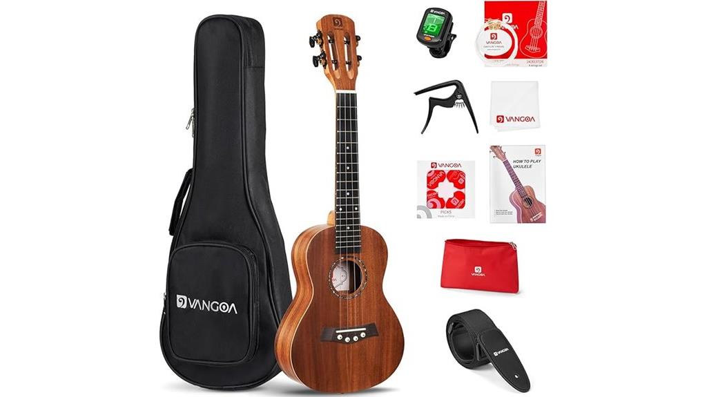 dark concert ukulele set