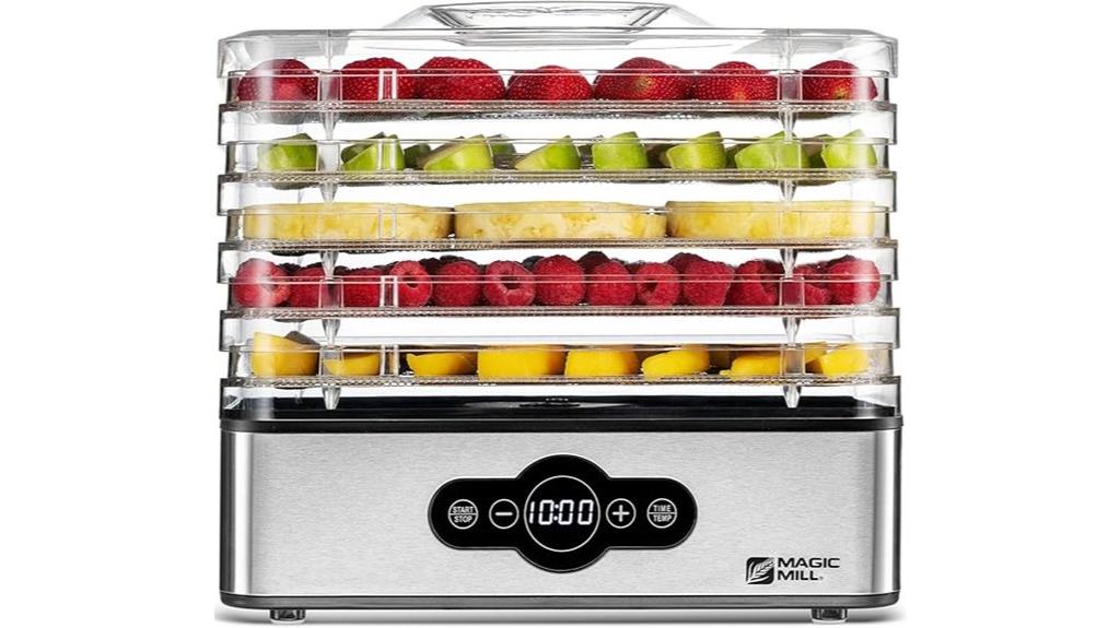 digital dehydrator with timer