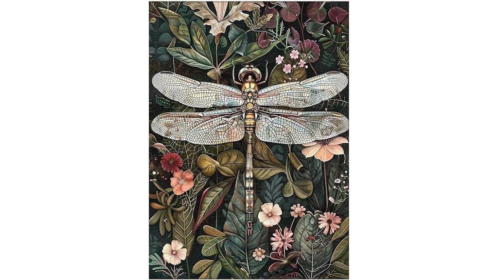 dragonfly paint by numbers