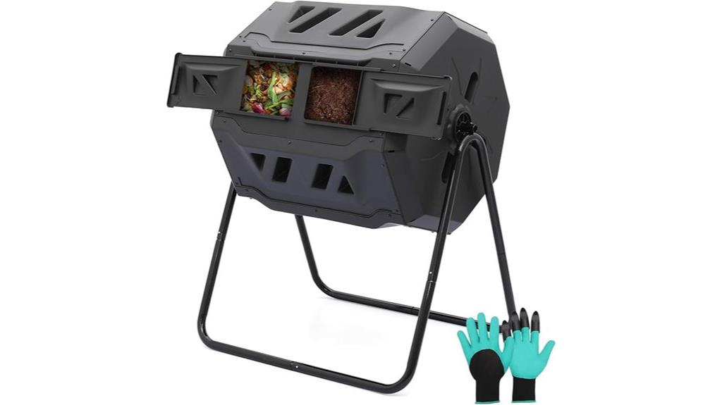 dual 21 5 gallon composters