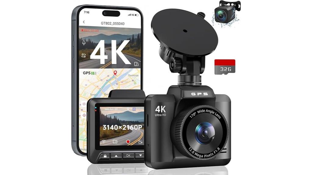 dual 4k and 1080p cameras
