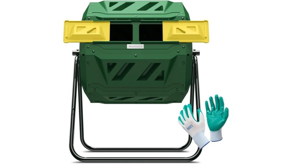 dual chamber compost bin