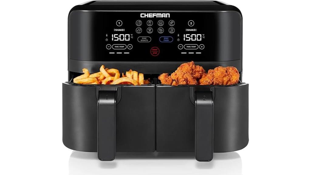 dual digital air fryer