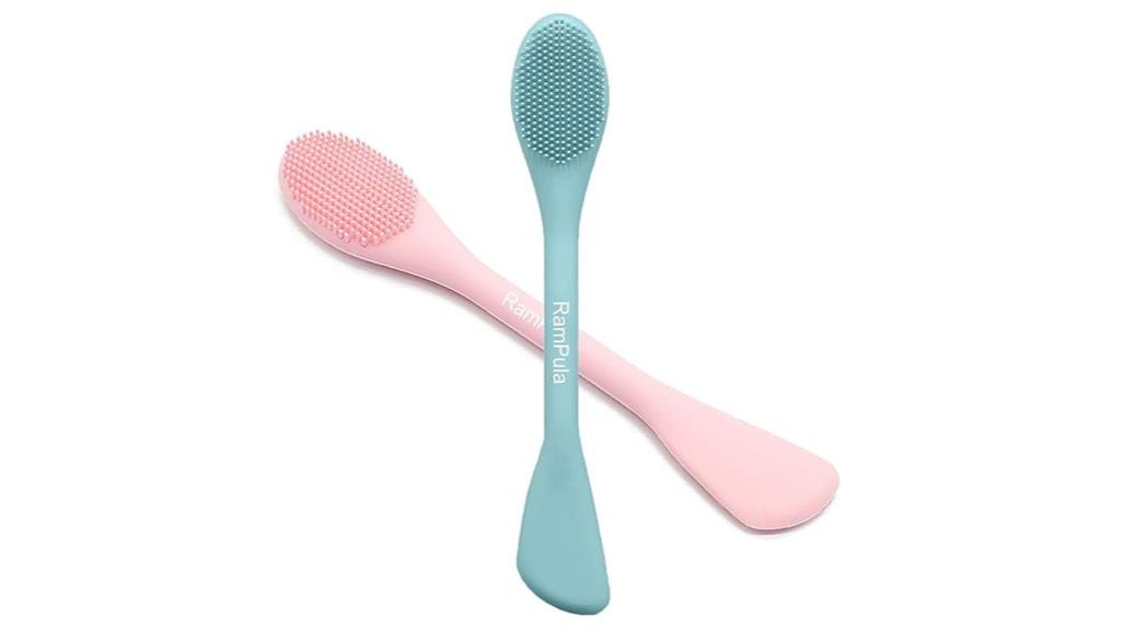 dual purpose silicone face brush