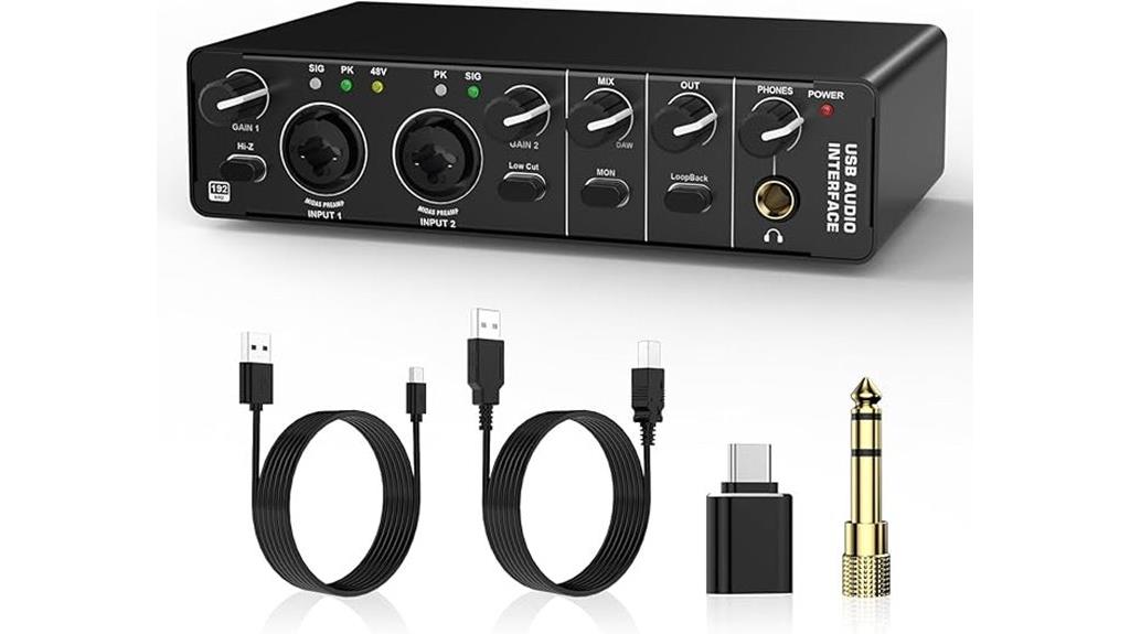 dual usb audio interface