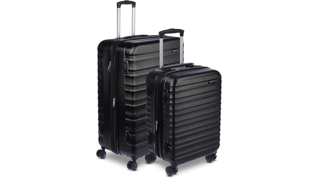 durable 2 piece suitcase set