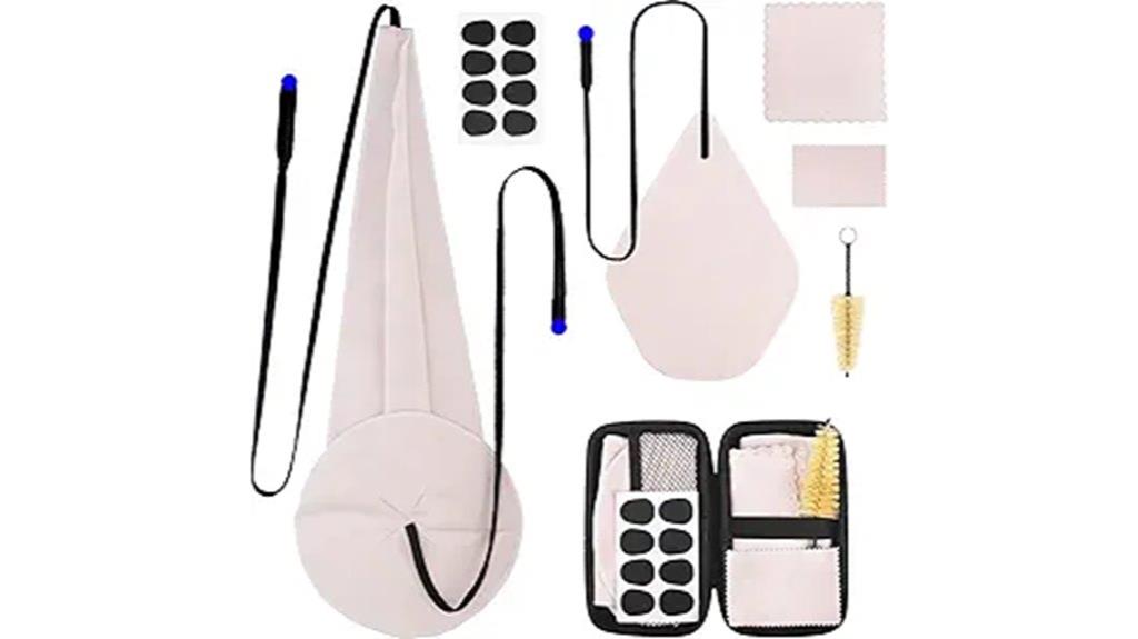 eight piece saxophone cleaning kit
