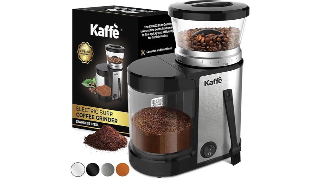 electric burr grinder adjustable