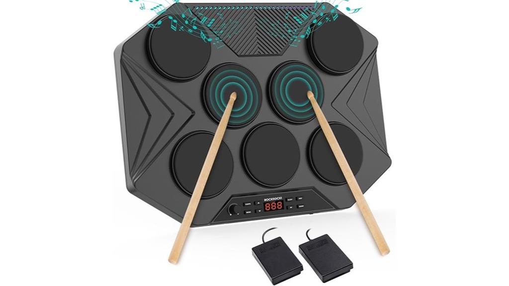 electronic tabletop drum set