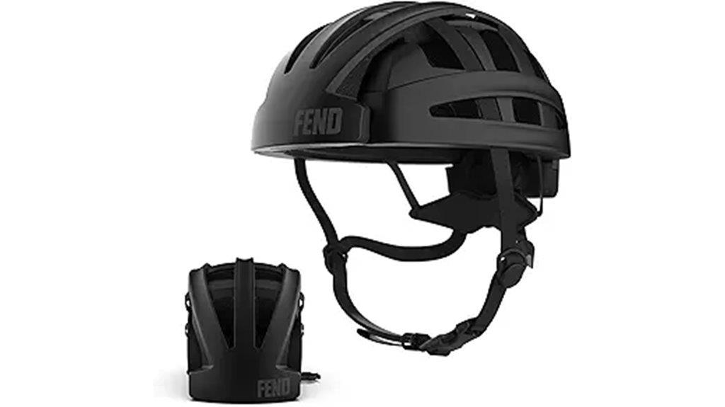 foldable adult bike helmet