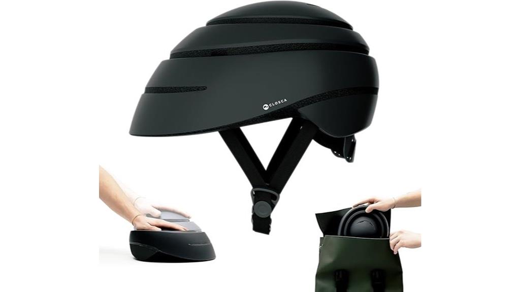 foldable adult bike helmet