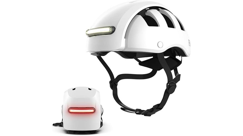 foldable helmet with lights