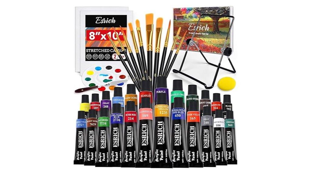 forty acrylic paint set