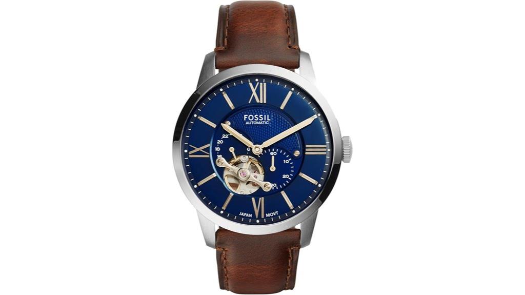 fossil men s skeleton watch