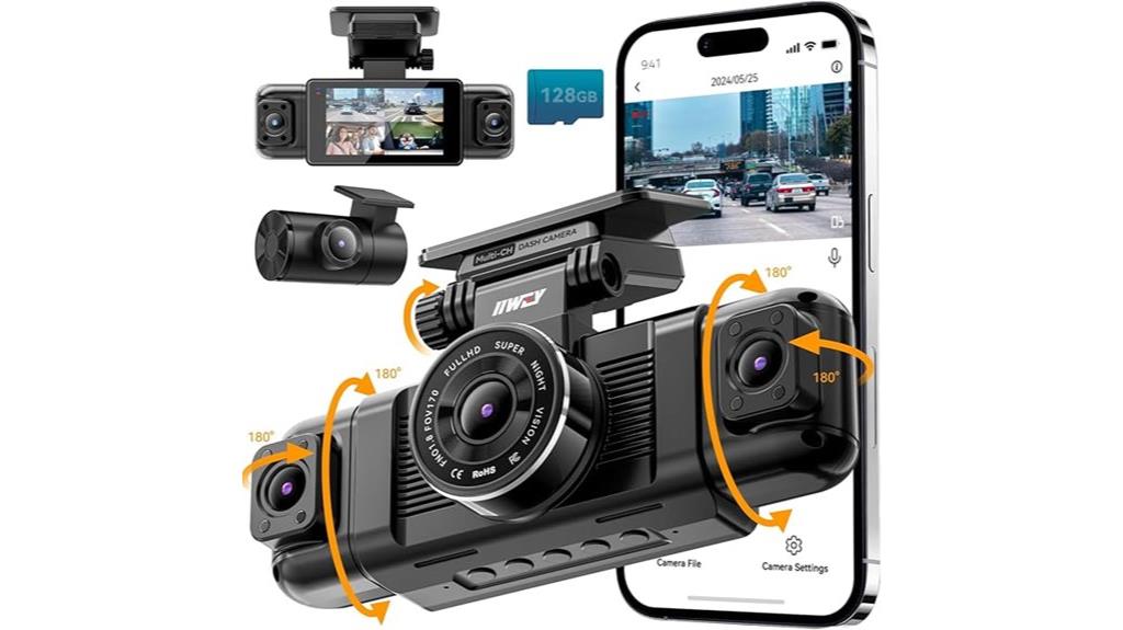 four cameras night vision