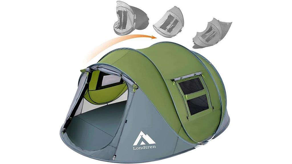four person waterproof camping tent