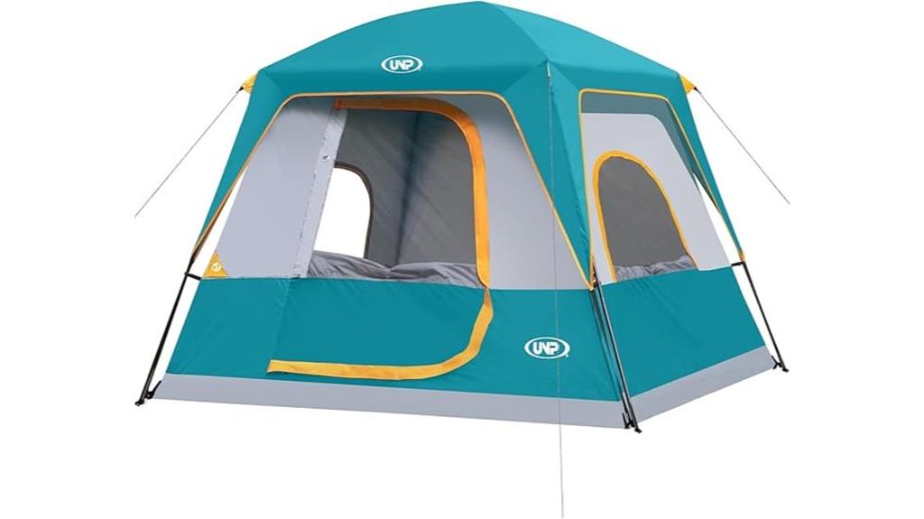 four person waterproof camping tent