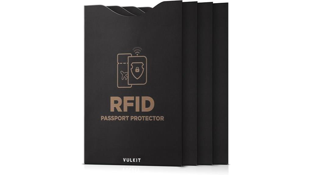 four rfid blocking holders