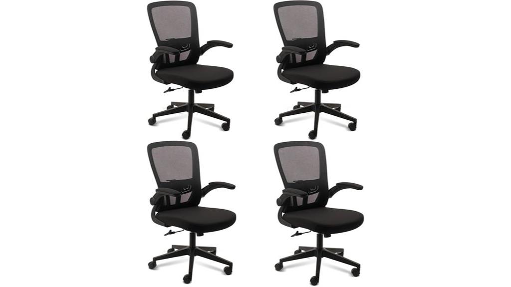 four wheel office chairs