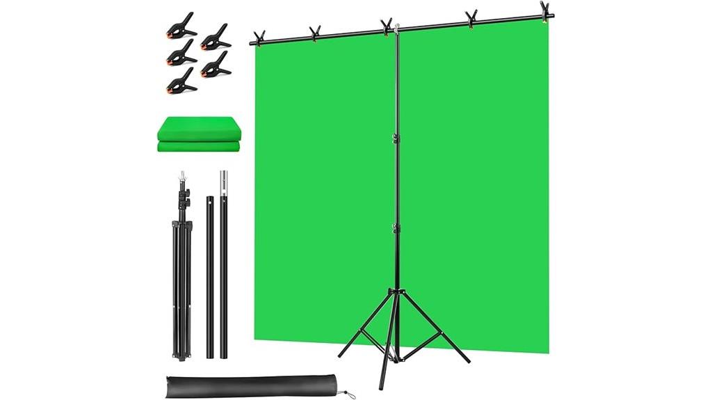 green screen kit with stand