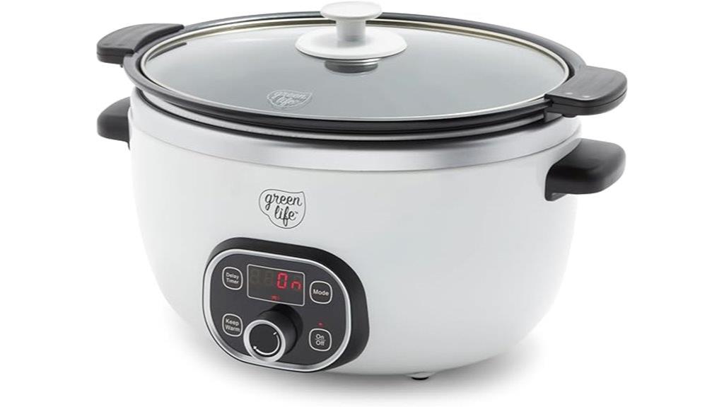 greenlife 6 quart slow cooker