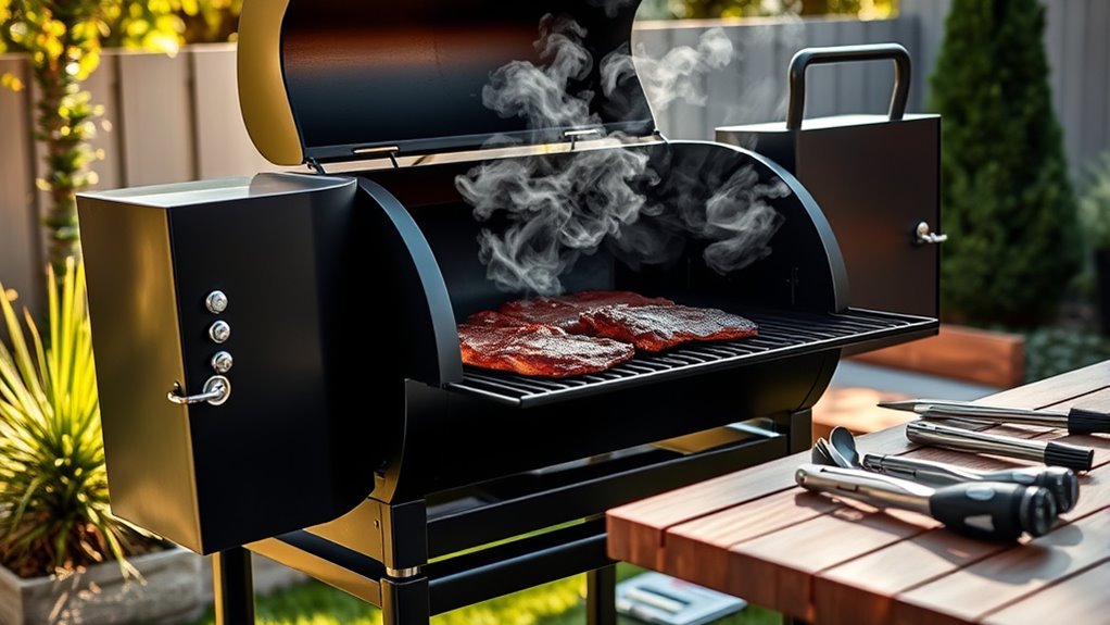 grilling space and control