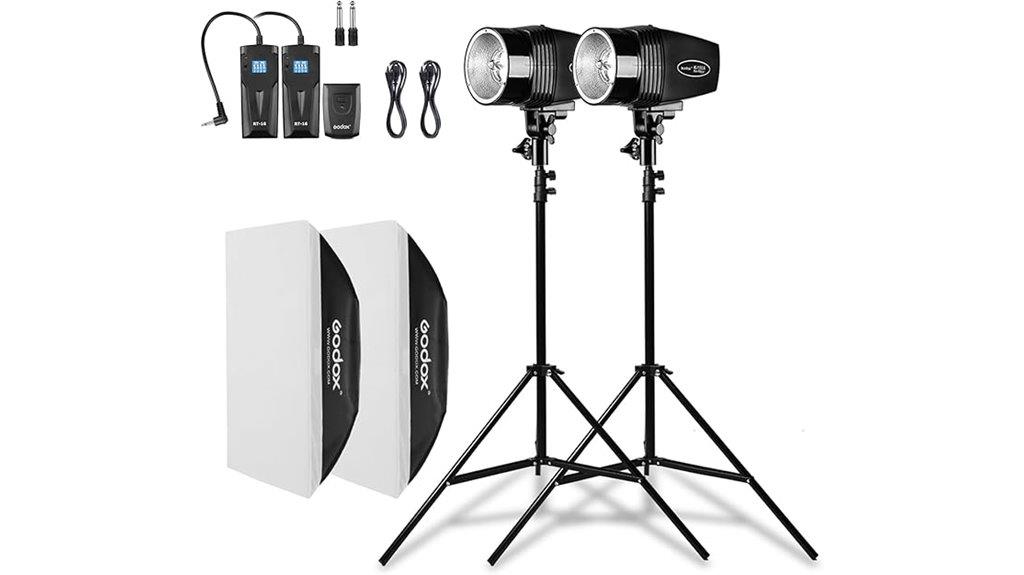 high quality studio flash kit