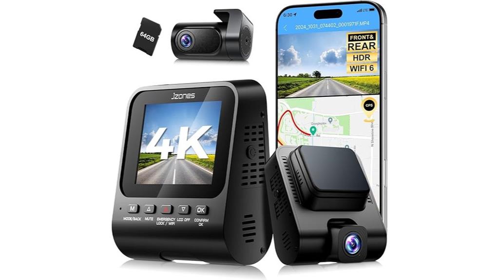 high resolution dual dash camera