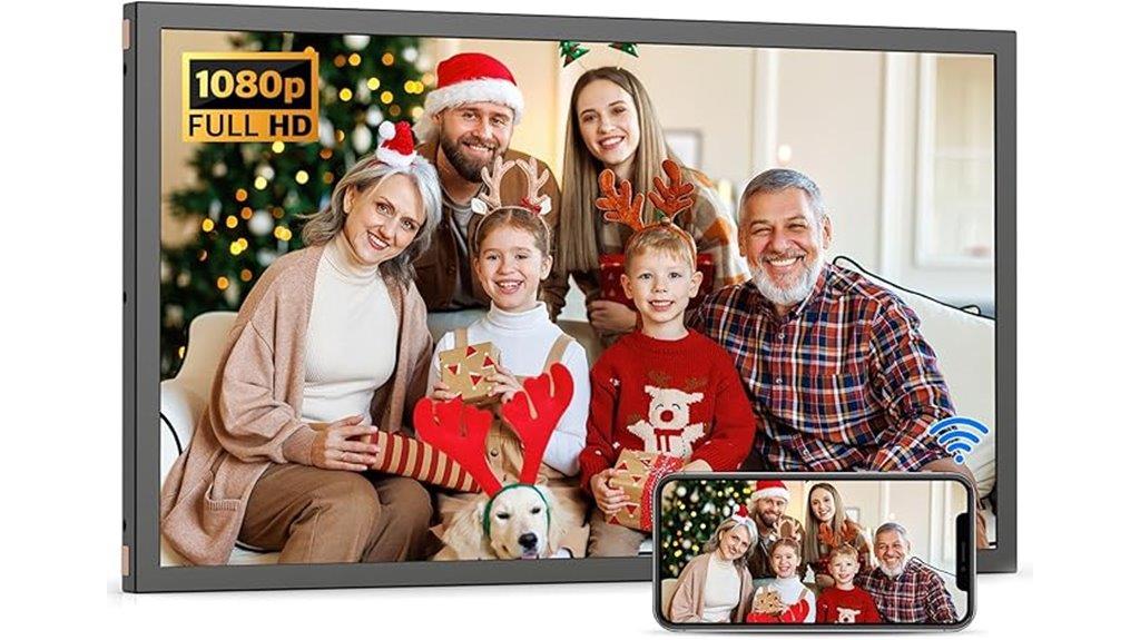 high resolution wifi photo frame