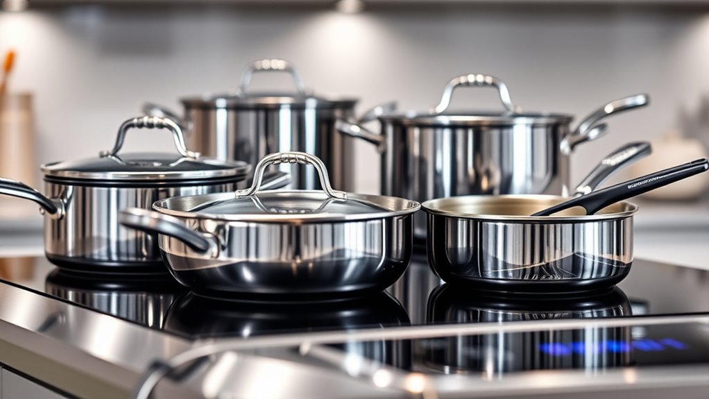 induction compatible durable cookware