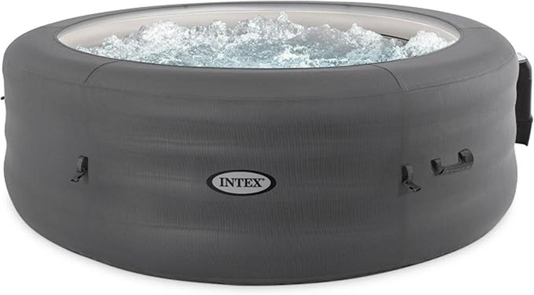 inflatable hot tub